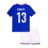 Conjunto (Camiseta+Pantalón Corto) Francia Konate 13 Primera Equipación Euro 2024 - Niño